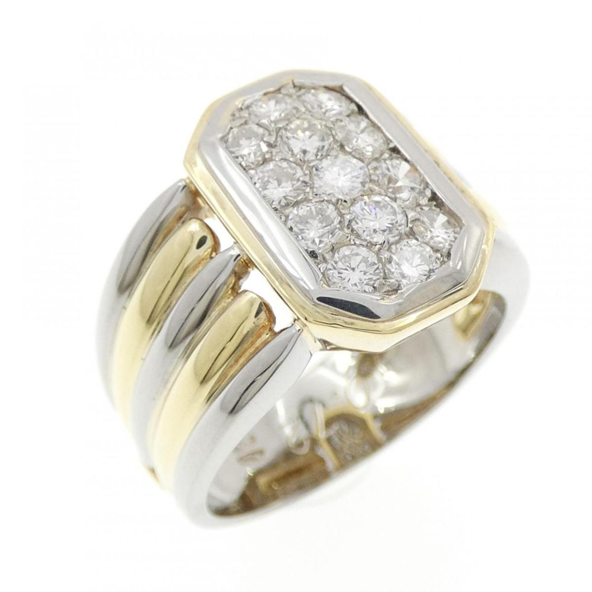 750WG/750YG ダイヤモンド リング 0.72CT【中古】｜KOMEHYO ONLINESTORE 店 240,300円