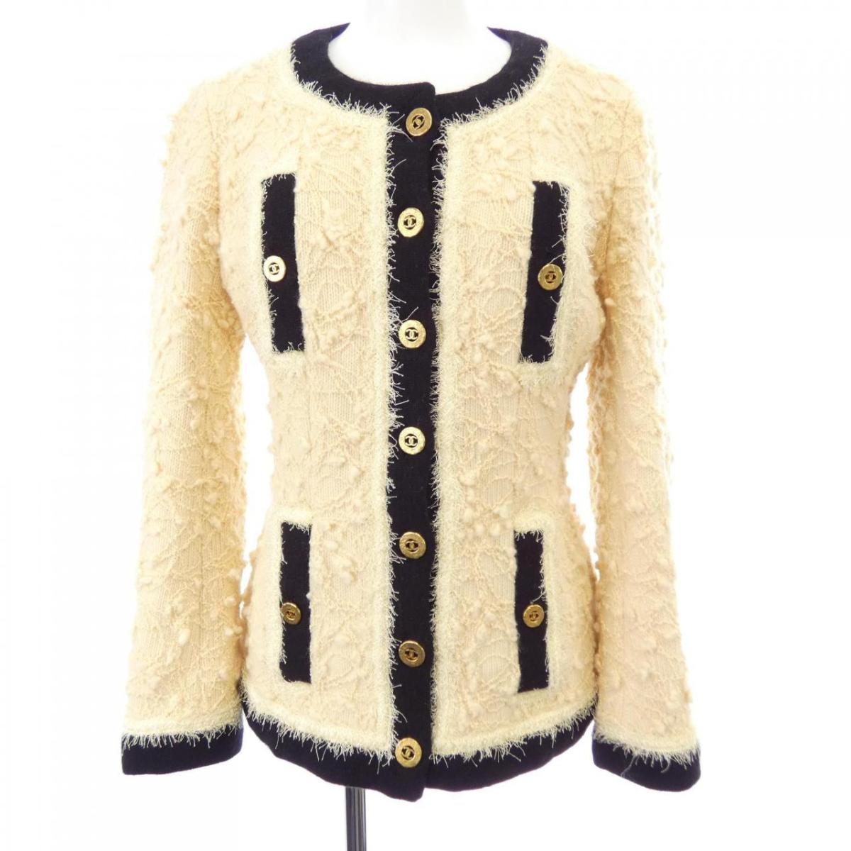 【ヴィンテージ】シャネル CHANEL P03456V03103 94A 否色つや上衣【中古】