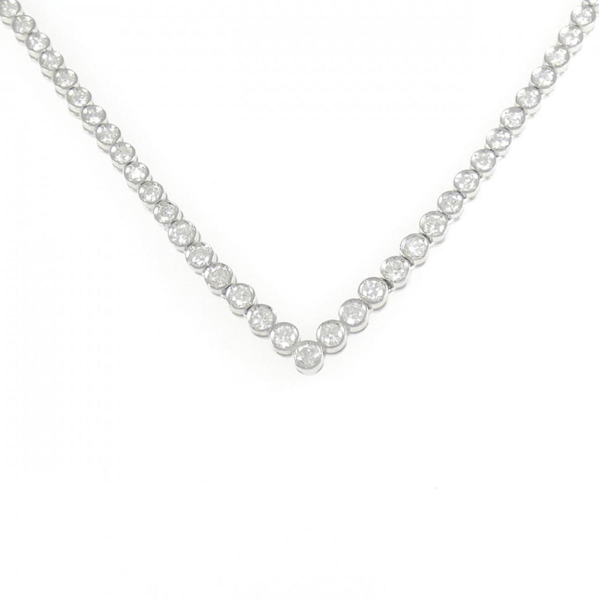 PT900 ダイヤモンド ネックレス 3.83CT【中古】|KOMEHYO ONLINESTORE 店