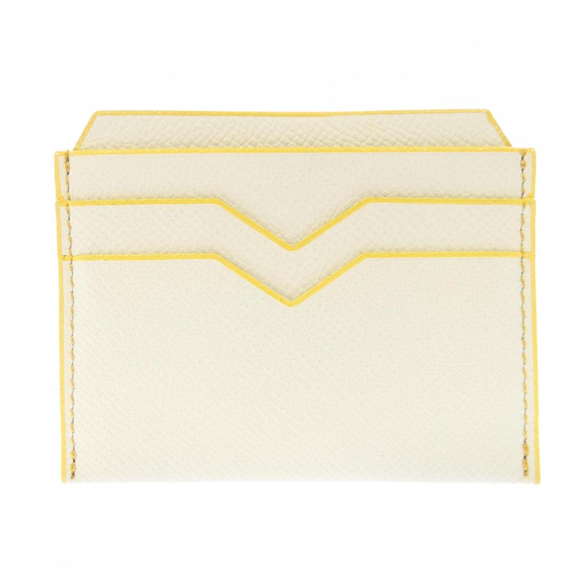 ヴァレクストラ VALEXTRA クレディットカード保持者 6歌留多 SGNL0077028L99CC99 CARD CASE【中古】