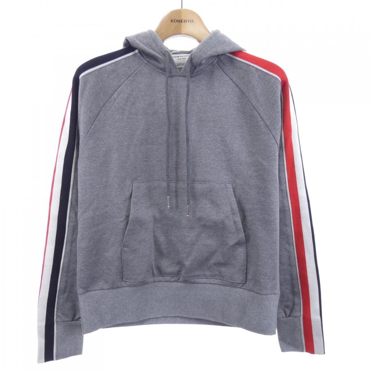 トム赤銅色 THOM BROWNE MJT224A パーカー【中古】