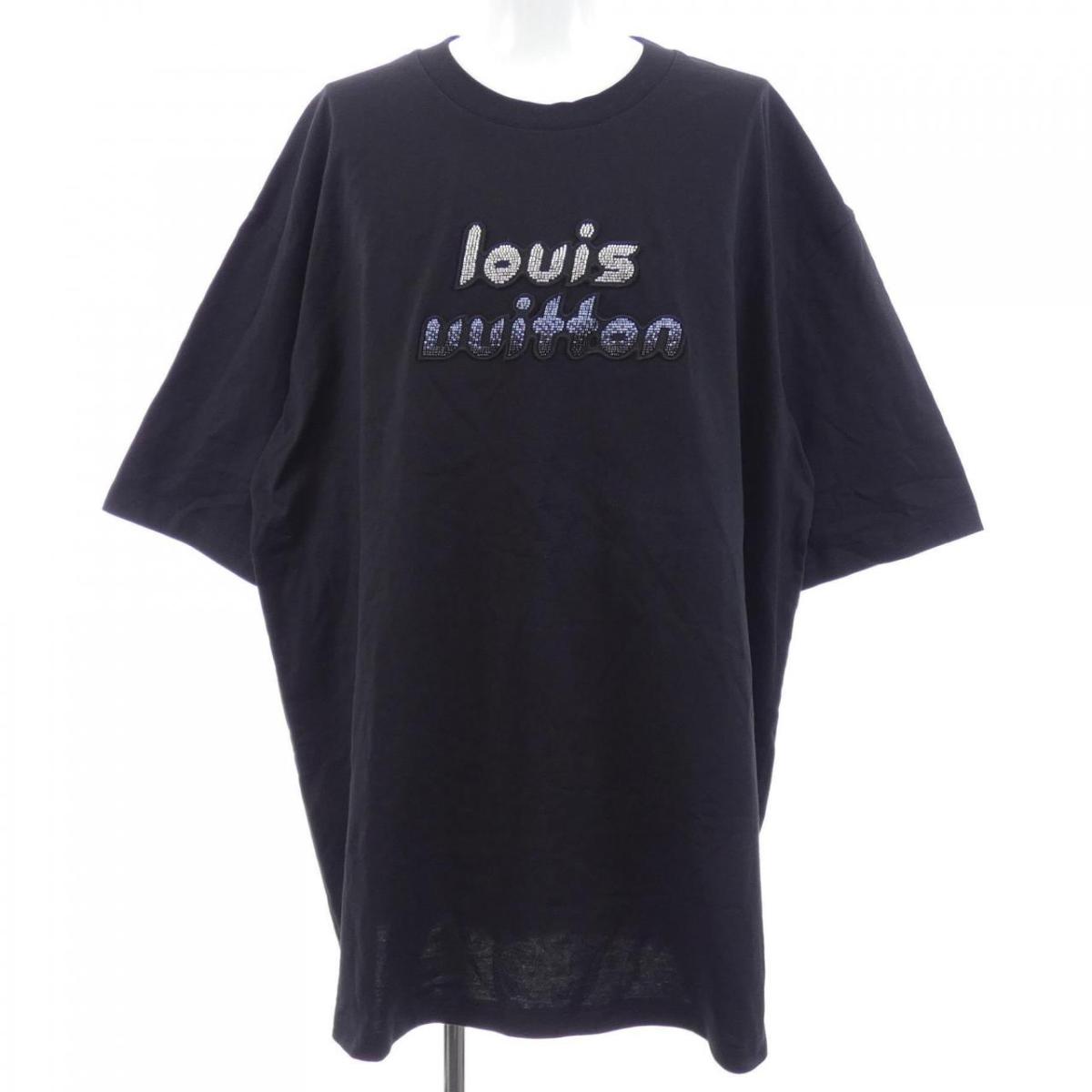 ルイヴィトン LOUIS VUITTON ビーズエンブロイダードコットンティーシャツ HPY86WNPG ティーシャツ【中古】