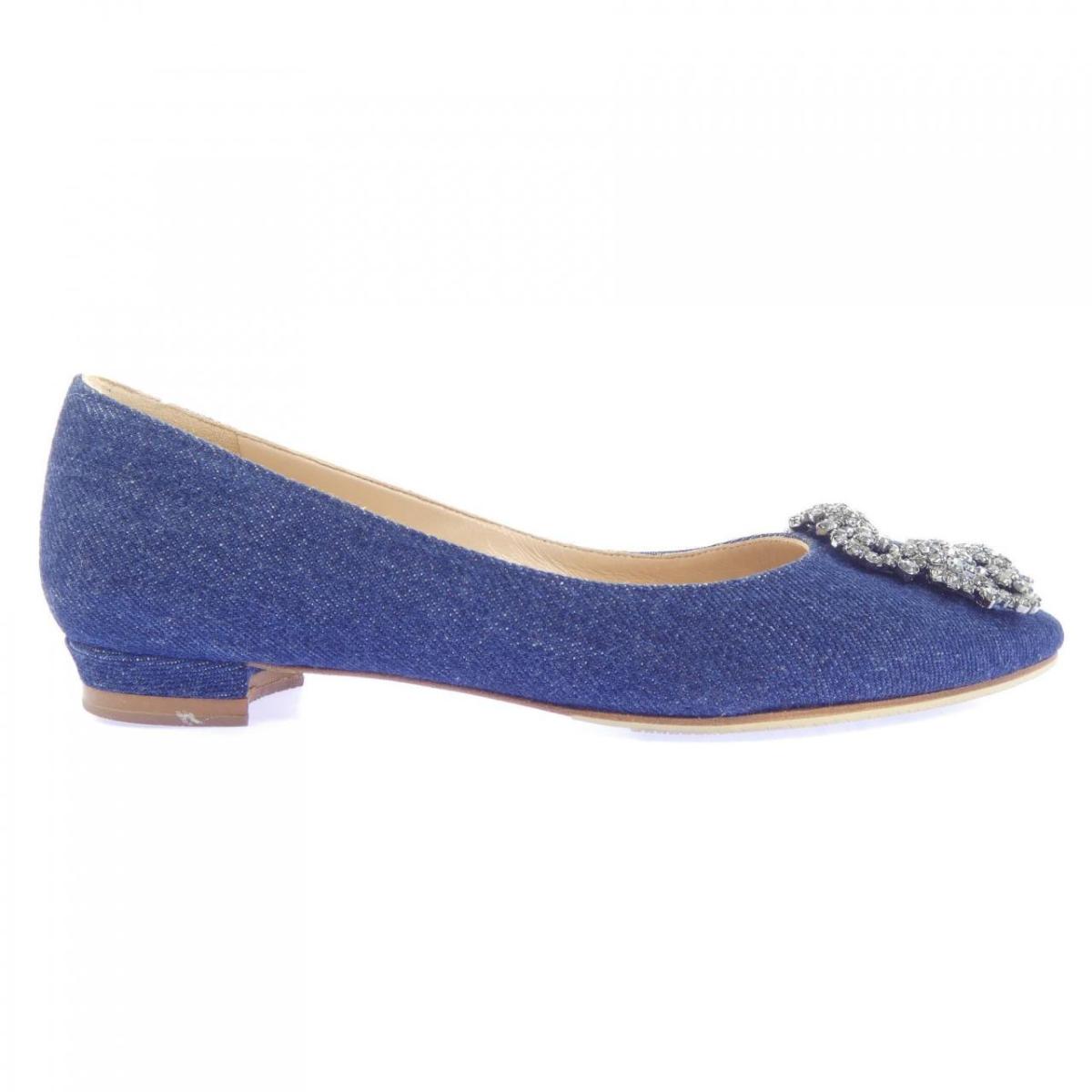 マノロブラニク MANOLO BLAHNIK 滑っこいシューズ【中古】