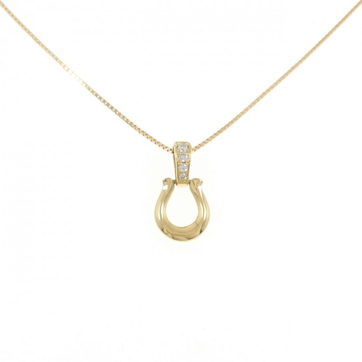 K18YG ダイヤモンド ネックレス 0.05CT【中古】|KOMEHYO ONLINESTORE 店