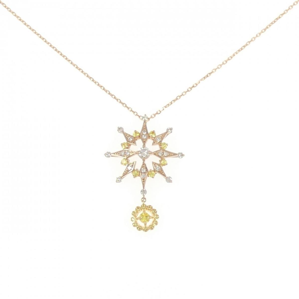 K18PG/K18YG サファイヤ ネックレス 0.50CT【中古】|KOMEHYO ONLINESTORE 店
