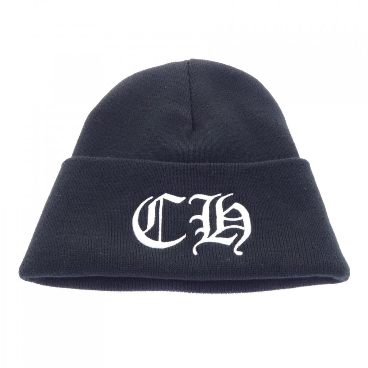 クロムハーツ CHROME HEARTS WATCH CAP CH刺しゅう 304053702******316 編み物旗がしら【中古】