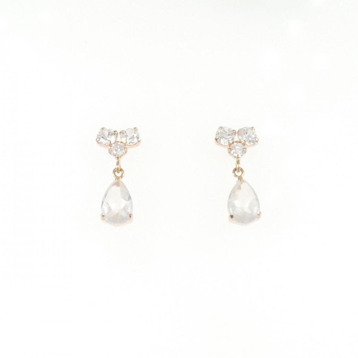 K18PG クオーツ ピアス【中古】|KOMEHYO ONLINESTORE 店