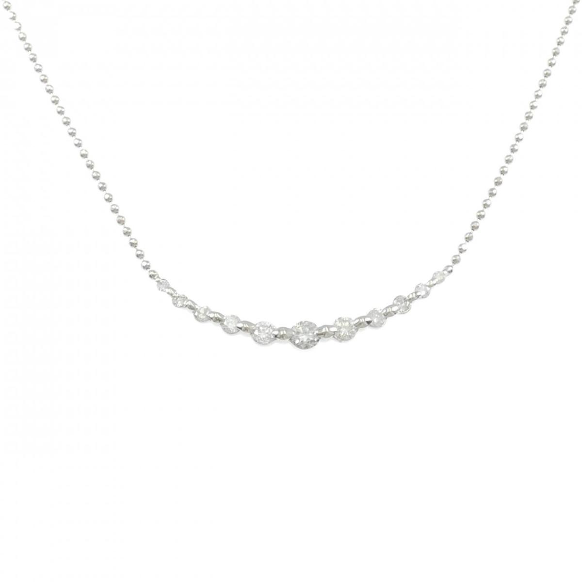 PT900/PT850 ダイヤモンド ネックレス 1.00CT【中古】｜KOMEHYO ONLINESTORE 店