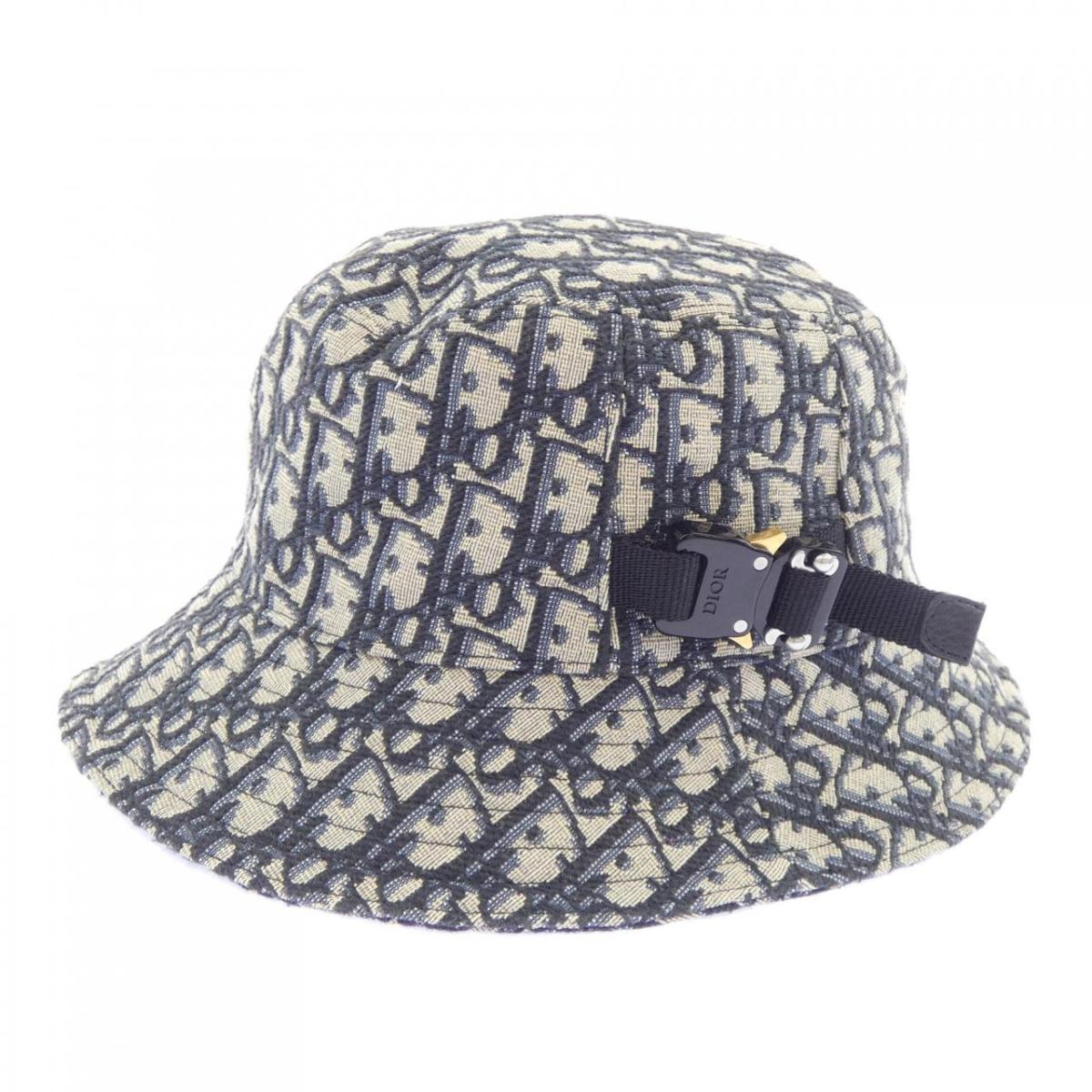 クリスチャンディオール DIOR シリングかぶり笠 オブ漏れる 綿織物 入り合わせる ジャカード 293C906G5763 かぶり笠【中古】