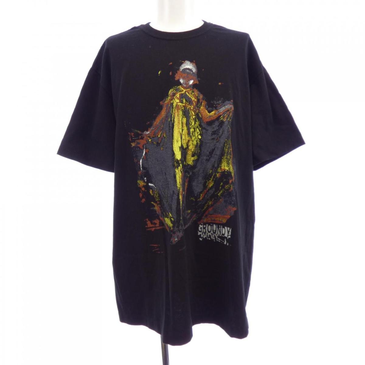 地びたワイ GROUND Y GO-T56-070 ティーシャツ【中古】