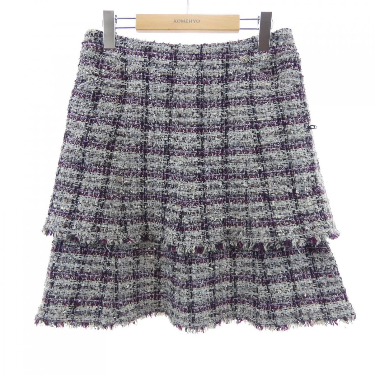 【ヴィンテージ】シャネル CHANEL P27191V17324 05A スコート【中古】