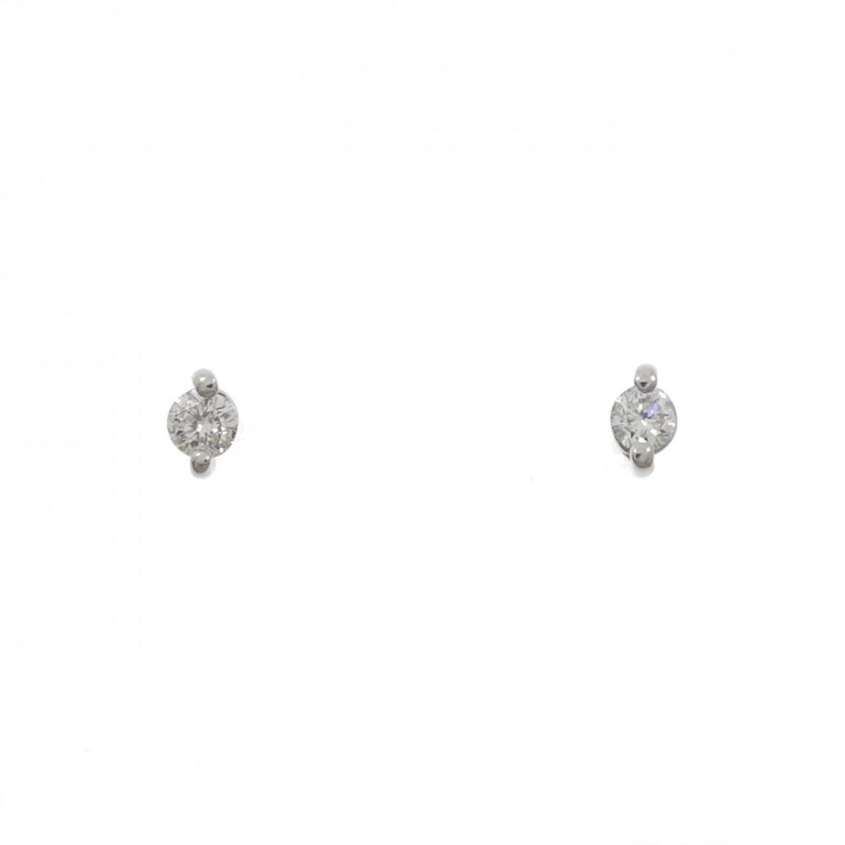 PT900 ダイヤモンド ピアス 0.10CT【中古】｜KOMEHYO ONLINESTORE 店 14,136円