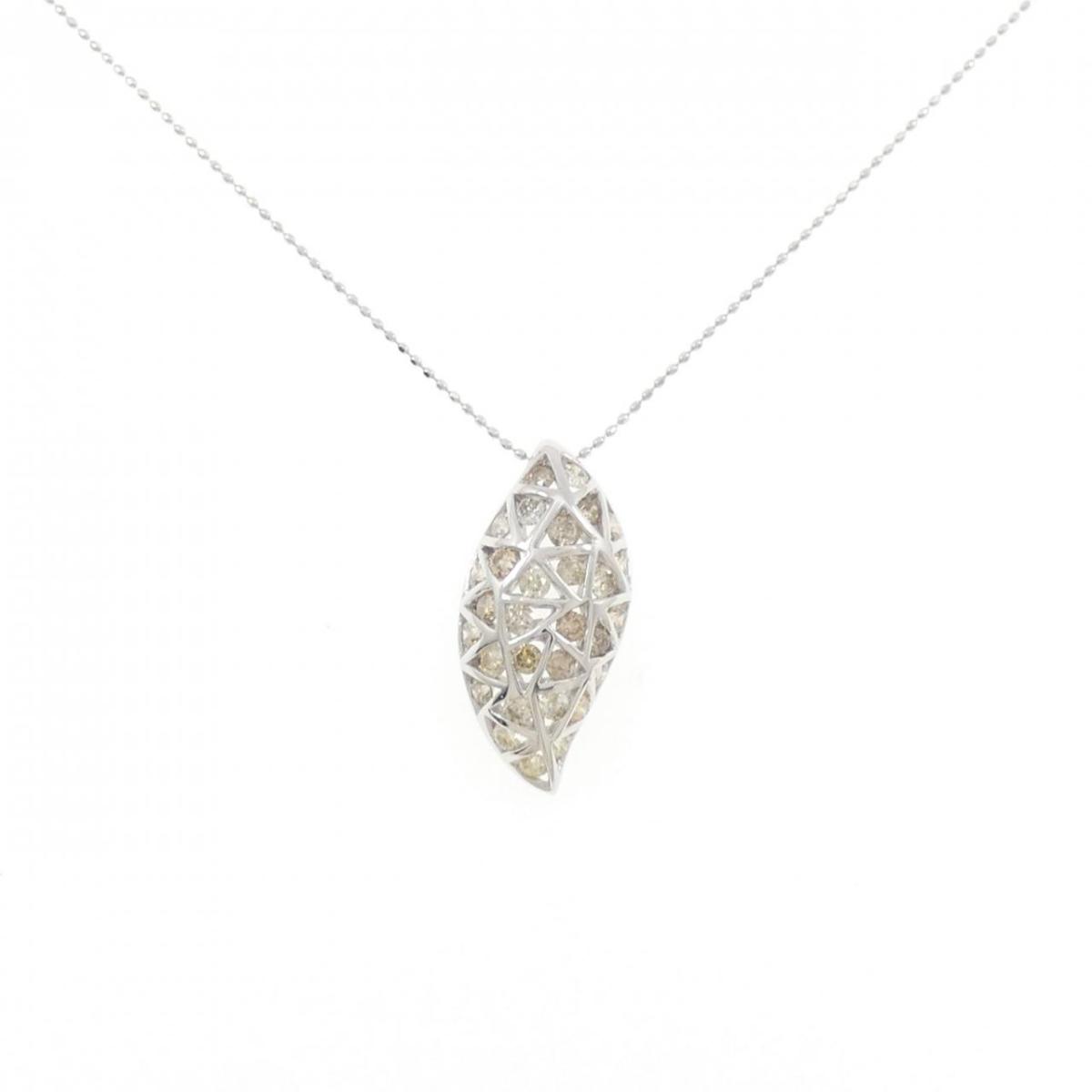 K18WG ダイヤモンド ネックレス 1.50CT【中古】|KOMEHYO ONLINESTORE 店