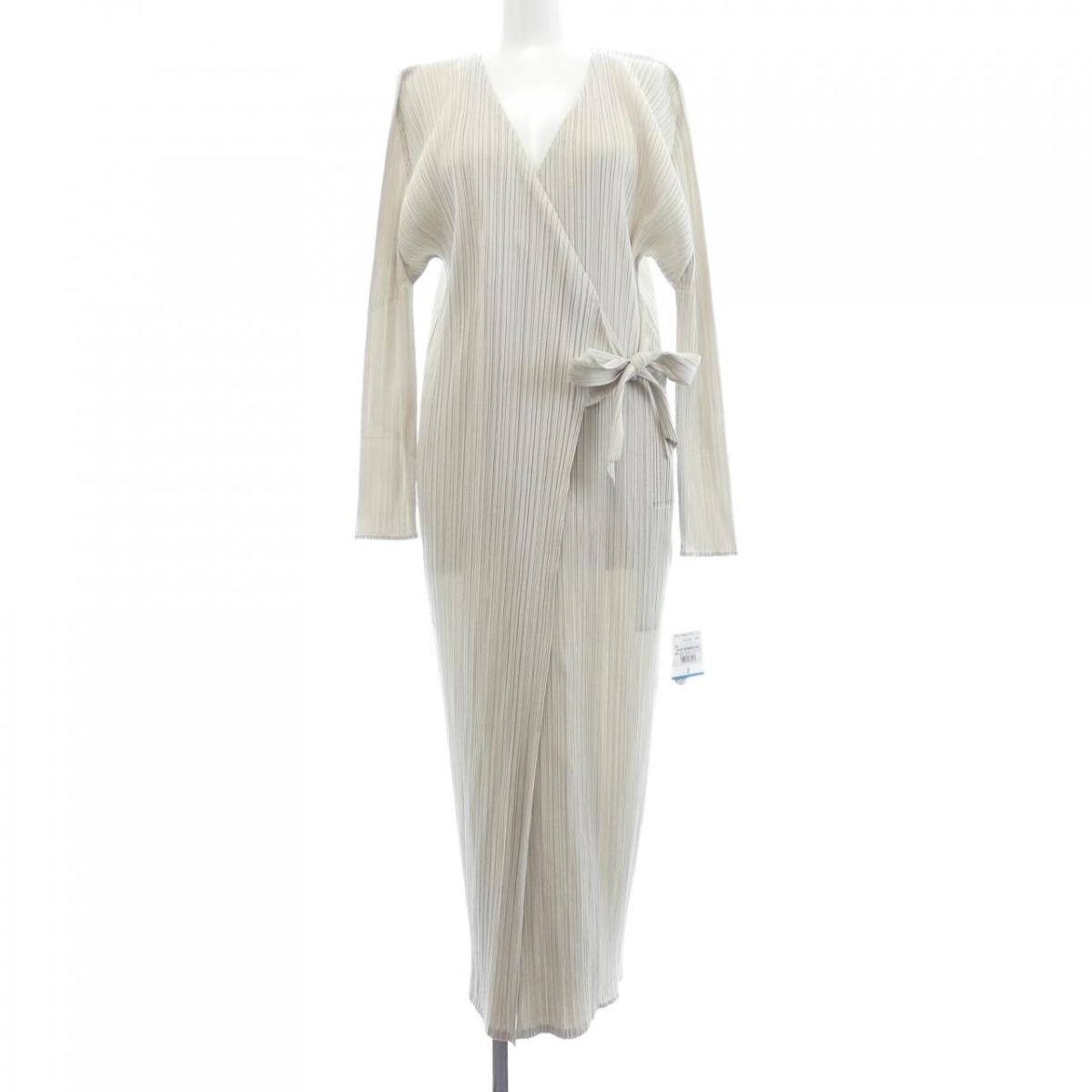 筋目プリーズ PLEATS PLEASE ロングジレー【中古】