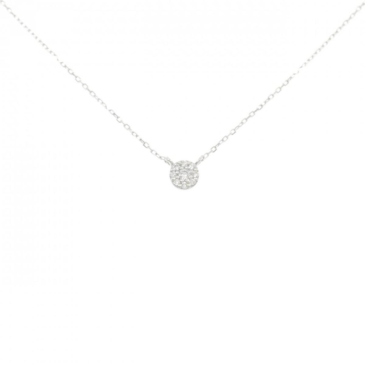 K18WG ダイヤモンド ネックレス 0.06CT【中古】｜KOMEHYO ONLINESTORE 店