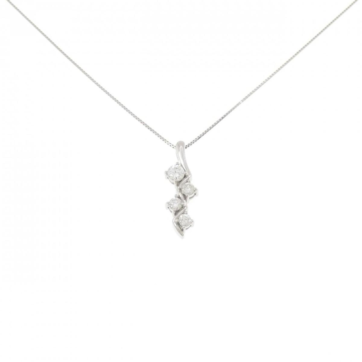 PT900/PT850 ダイヤモンド ネックレス 0.53CT【中古】｜KOMEHYO ONLINESTORE 店