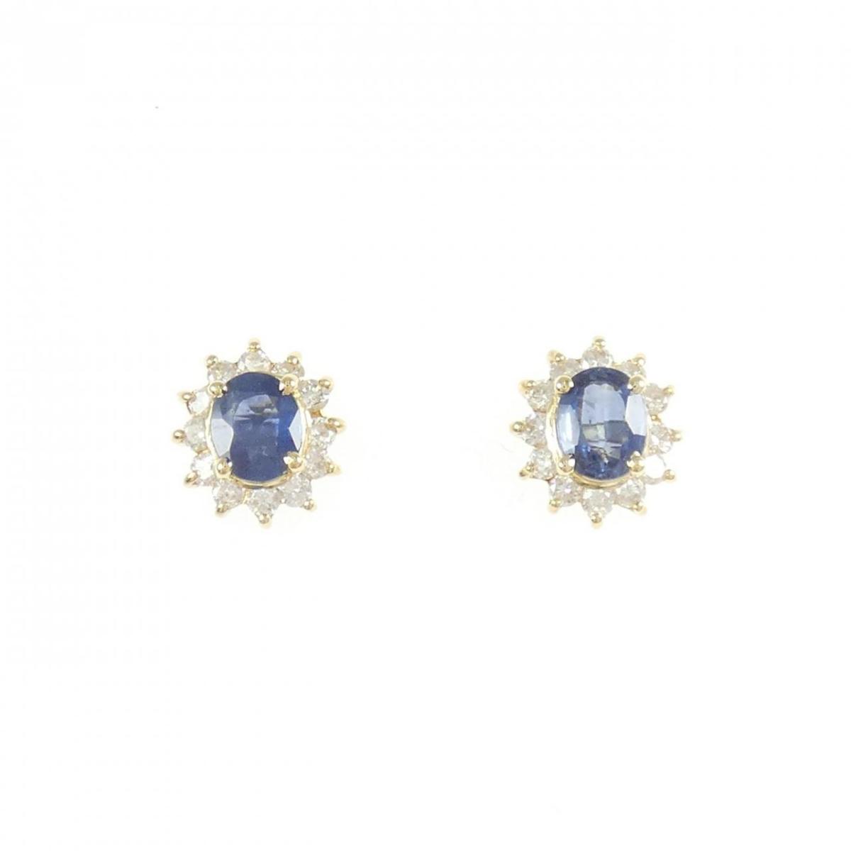 K18YG サファイヤ ピアス【中古】|KOMEHYO ONLINESTORE 店