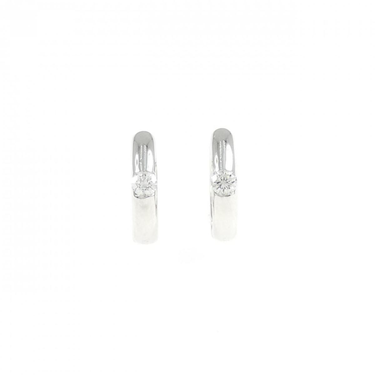 K18WG ダイヤモンド ピアス 0.12CT【中古】|KOMEHYO ONLINESTORE 店