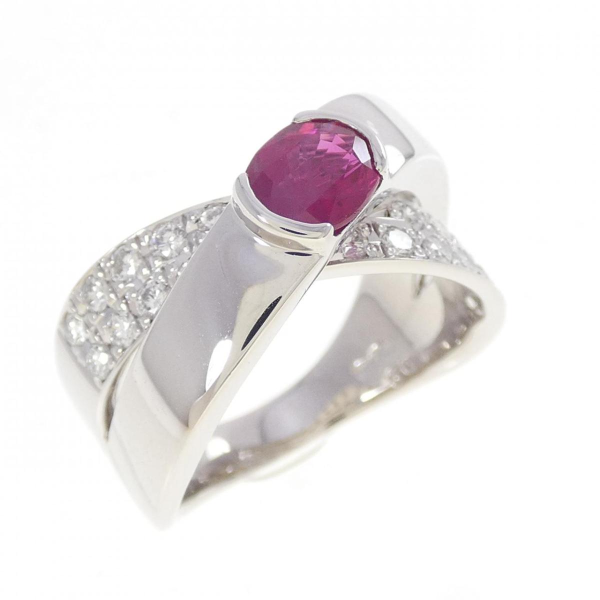 PT900 ルビー リング 1.09CT【中古】｜KOMEHYO ONLINESTORE 店 215,300円