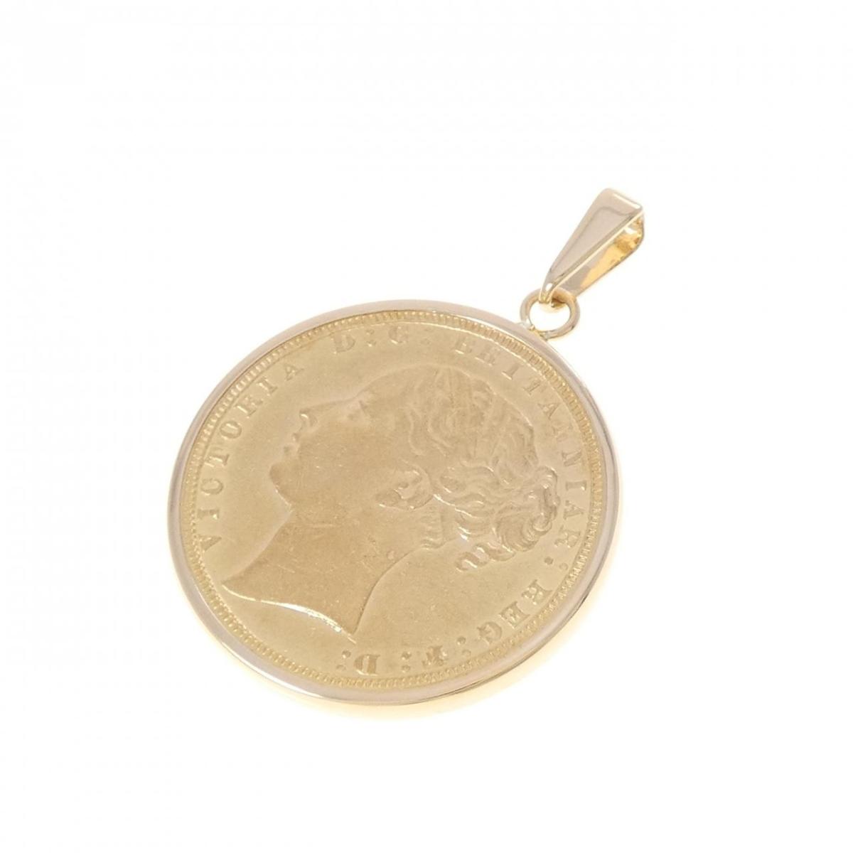 K18YG(枠) コイン ペンダント【中古】｜KOMEHYO ONLINESTORE 店 190,300円