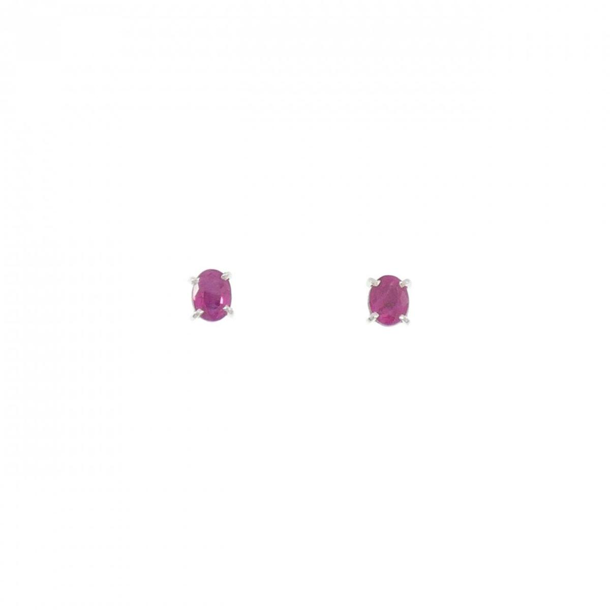 PT900 ルビー ピアス 0.6CT【中古】｜KOMEHYO ONLINESTORE 店