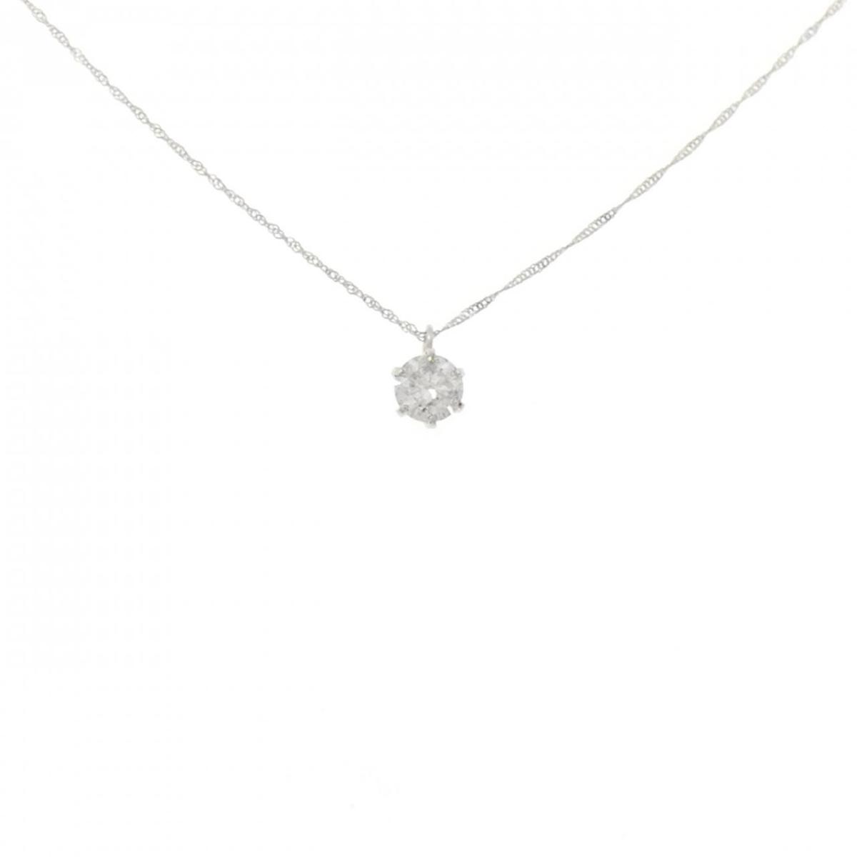 PT999/PT850 ソリティア ダイヤモンド ネックレス 0.4CT【中古】｜KOMEHYO ONLINESTORE 店