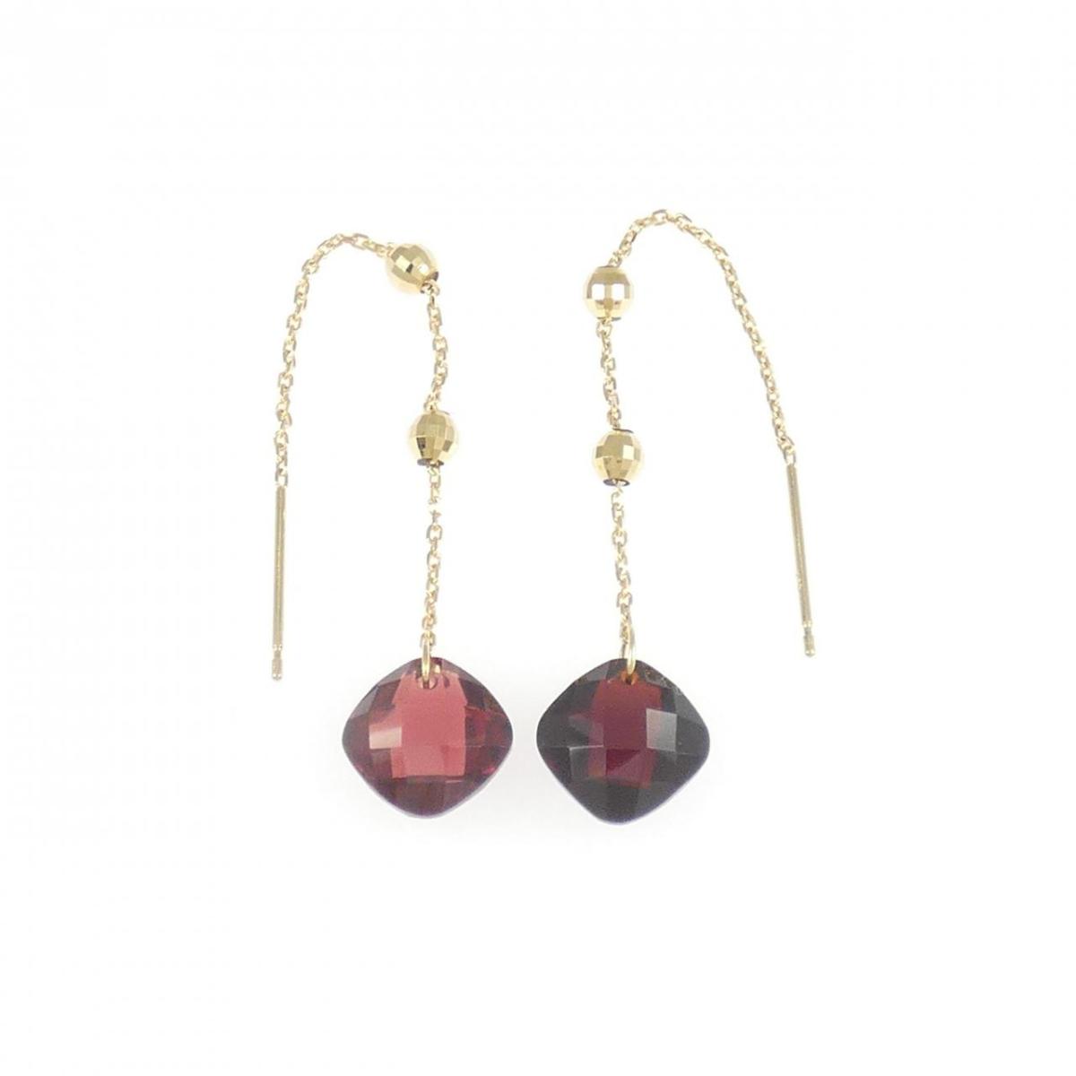 K18YG ガーネット ピアス【中古】｜KOMEHYO ONLINESTORE 店