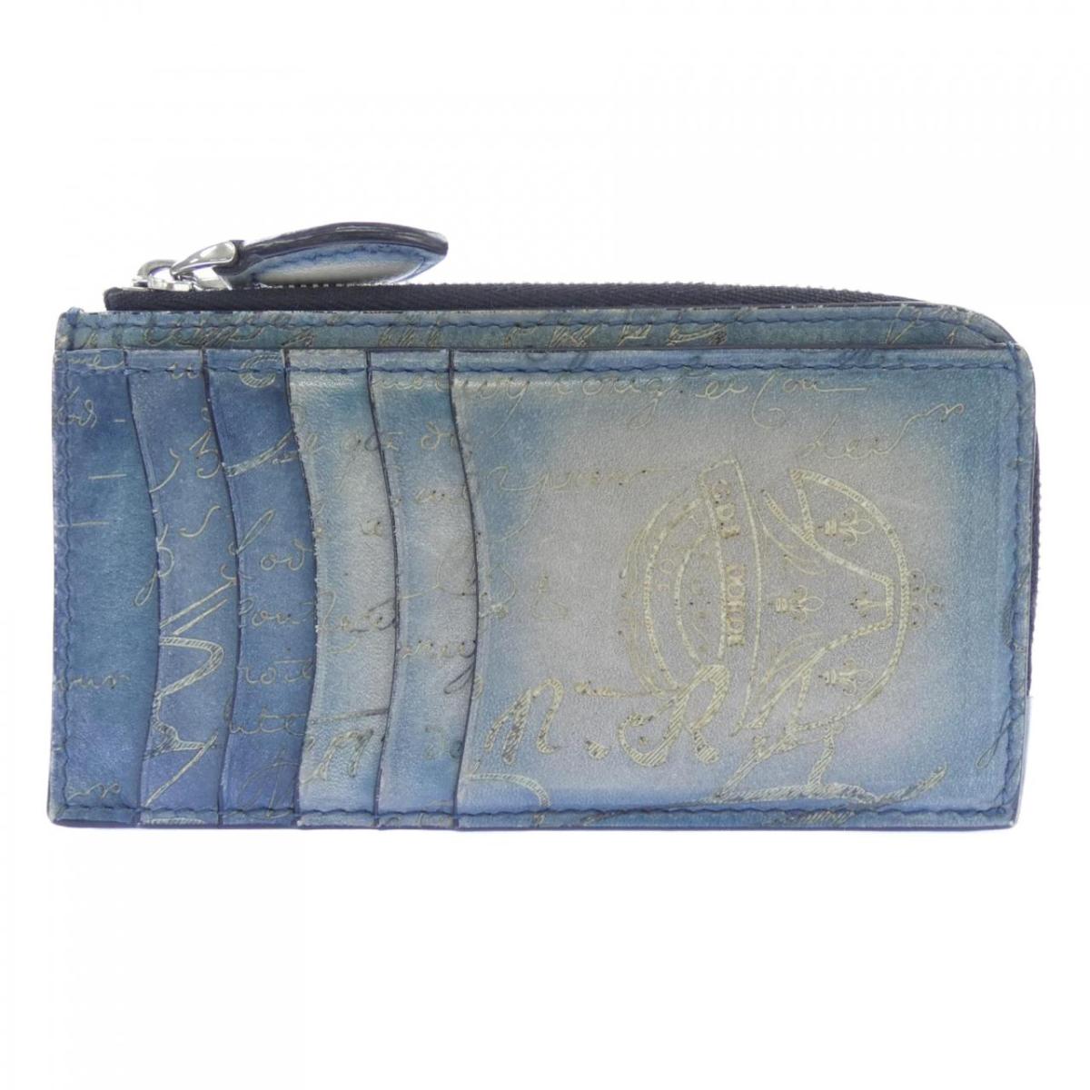 ベルルッティ Berluti 中核グループ マキシ スクリットレザーロングジップ CARD CASE【中古】