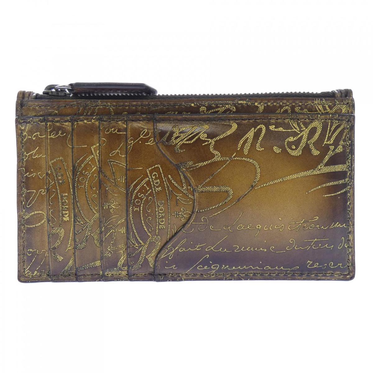 ベルルッティ Berluti 中核グループ マキシ スクリットレザーロングジップ CARD CASE【中古】