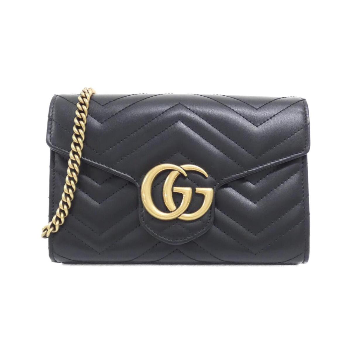 グッチ GG MARMONT 474575 DTD1T ショルダーバッグ【中古】