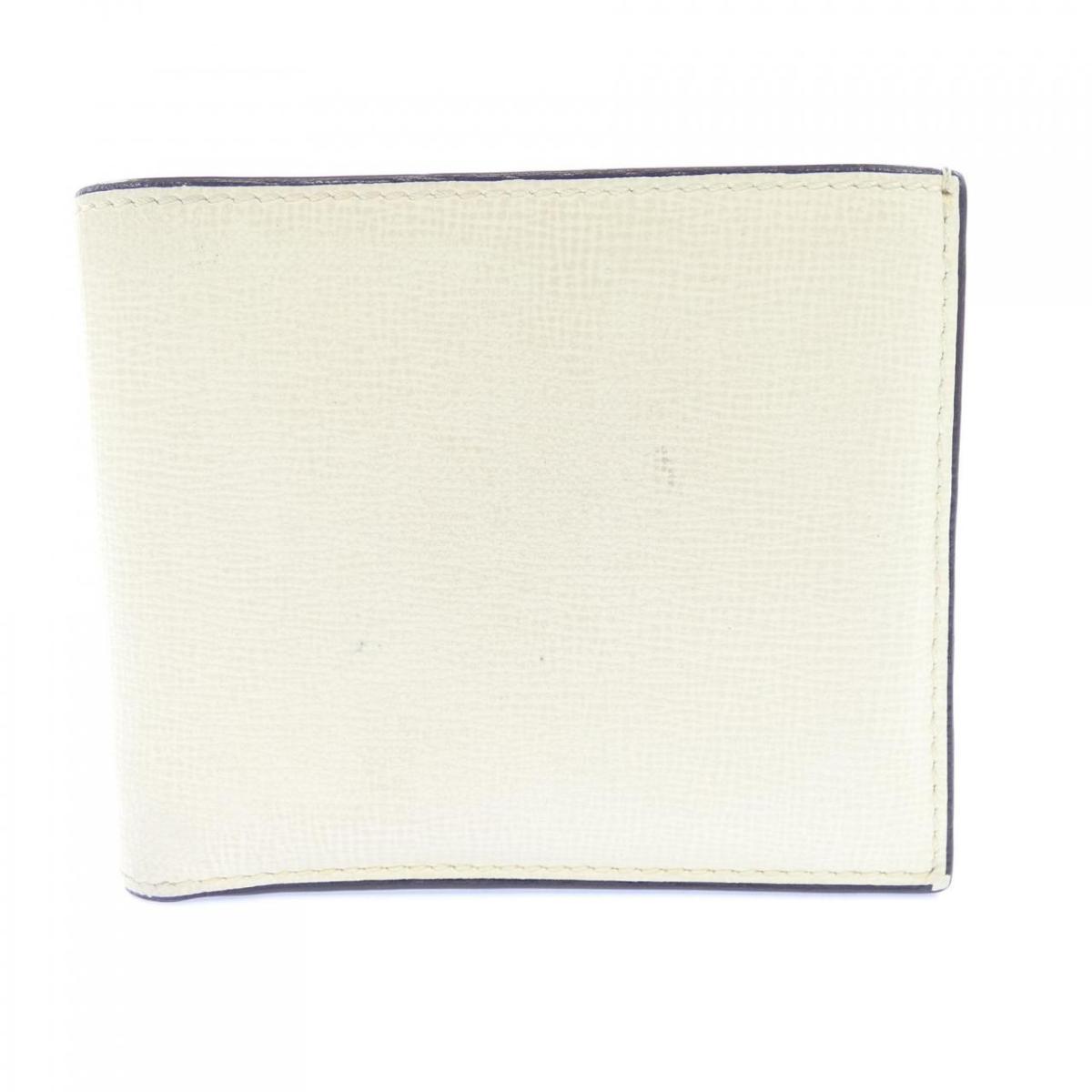 ヴァレクストラ VALEXTRA 御釣り入れ付き添い人二つ折 4歌留多 SGNL0023044LRDW99 WALLET【中古】