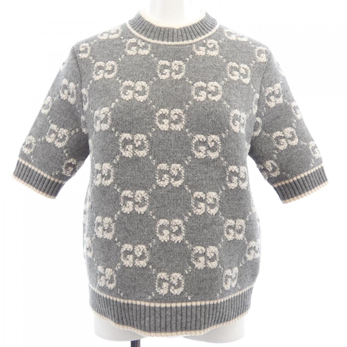 グッチ GUCCI GGブークレウールジャカードトップ 770059 XKCNA 編み物【中古】