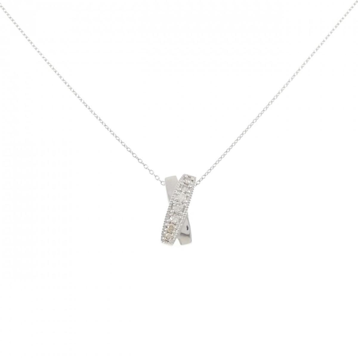 PT900/PT850 ダイヤモンド ネックレス 0.25CT【中古】｜KOMEHYO ONLINESTORE 店