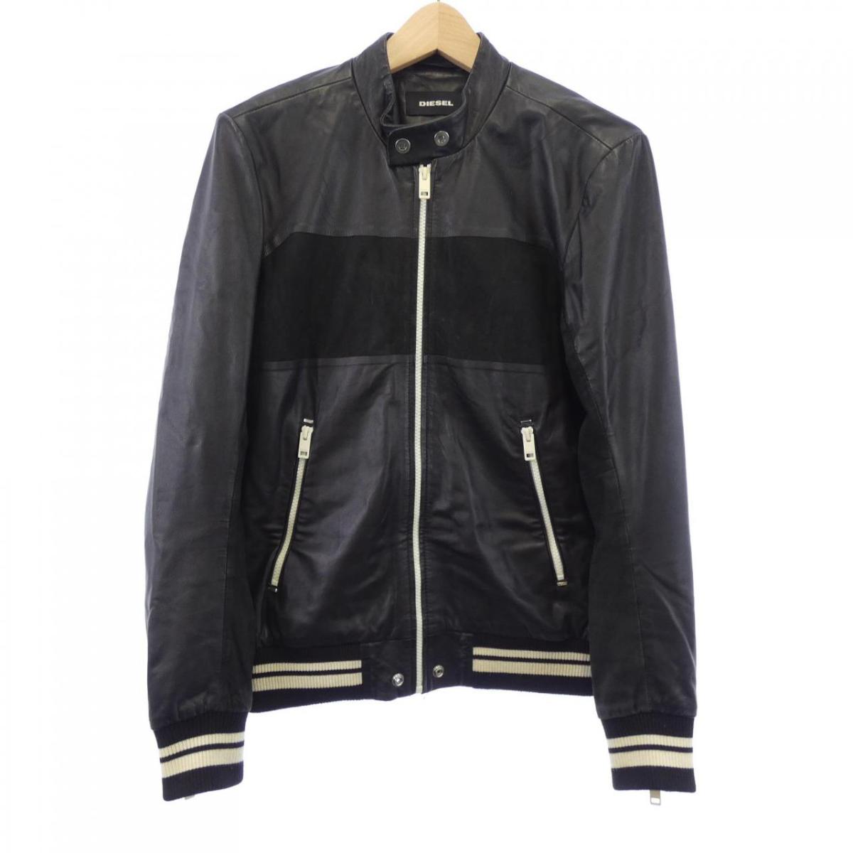 ディーゼル DIESEL レザーライダースジャケット【中古】