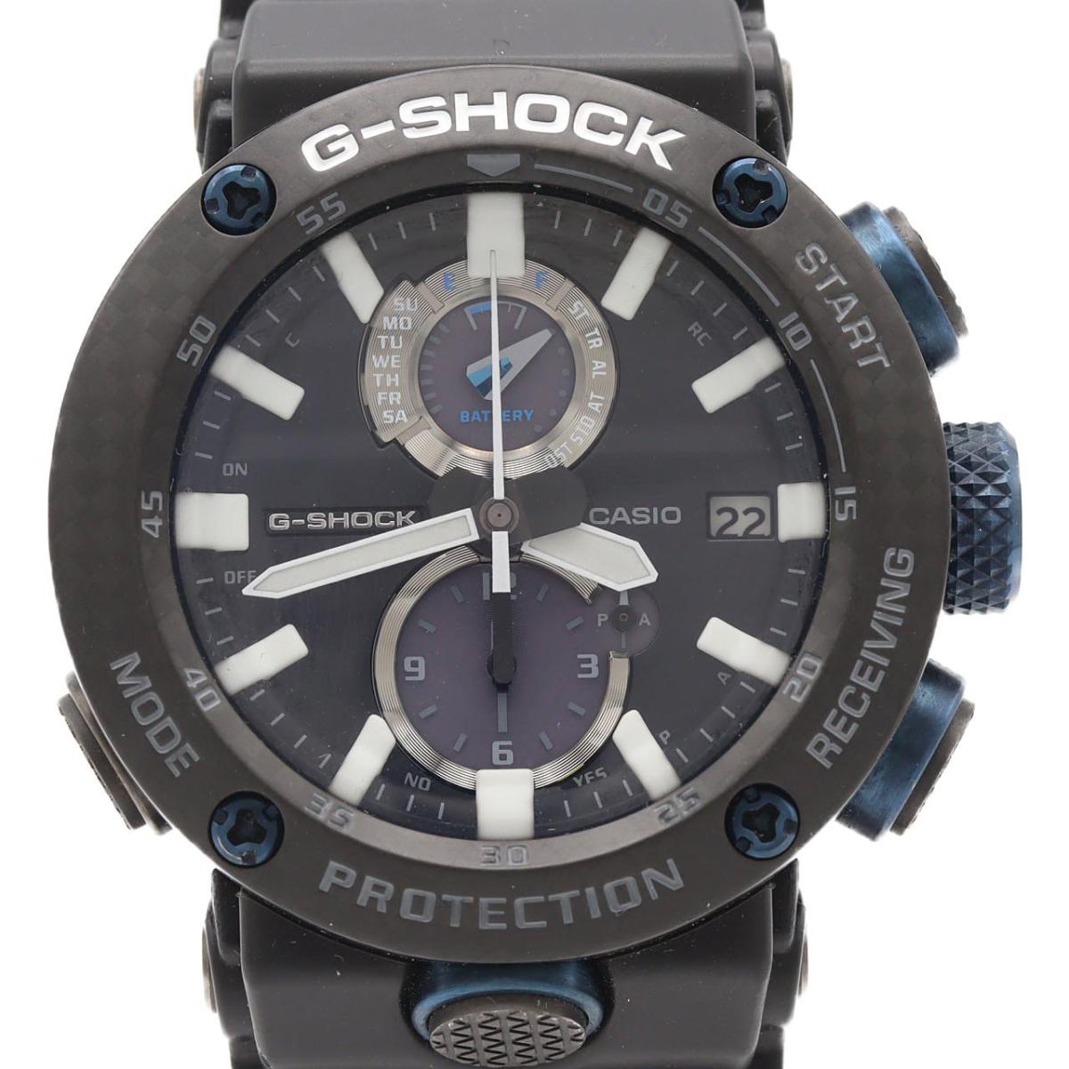 カシオ G-SHOCK･グラビティマスター 電磁波時辰儀 GWR-B1000-1A1JF 炭素 ソーラークォーツ【中古】