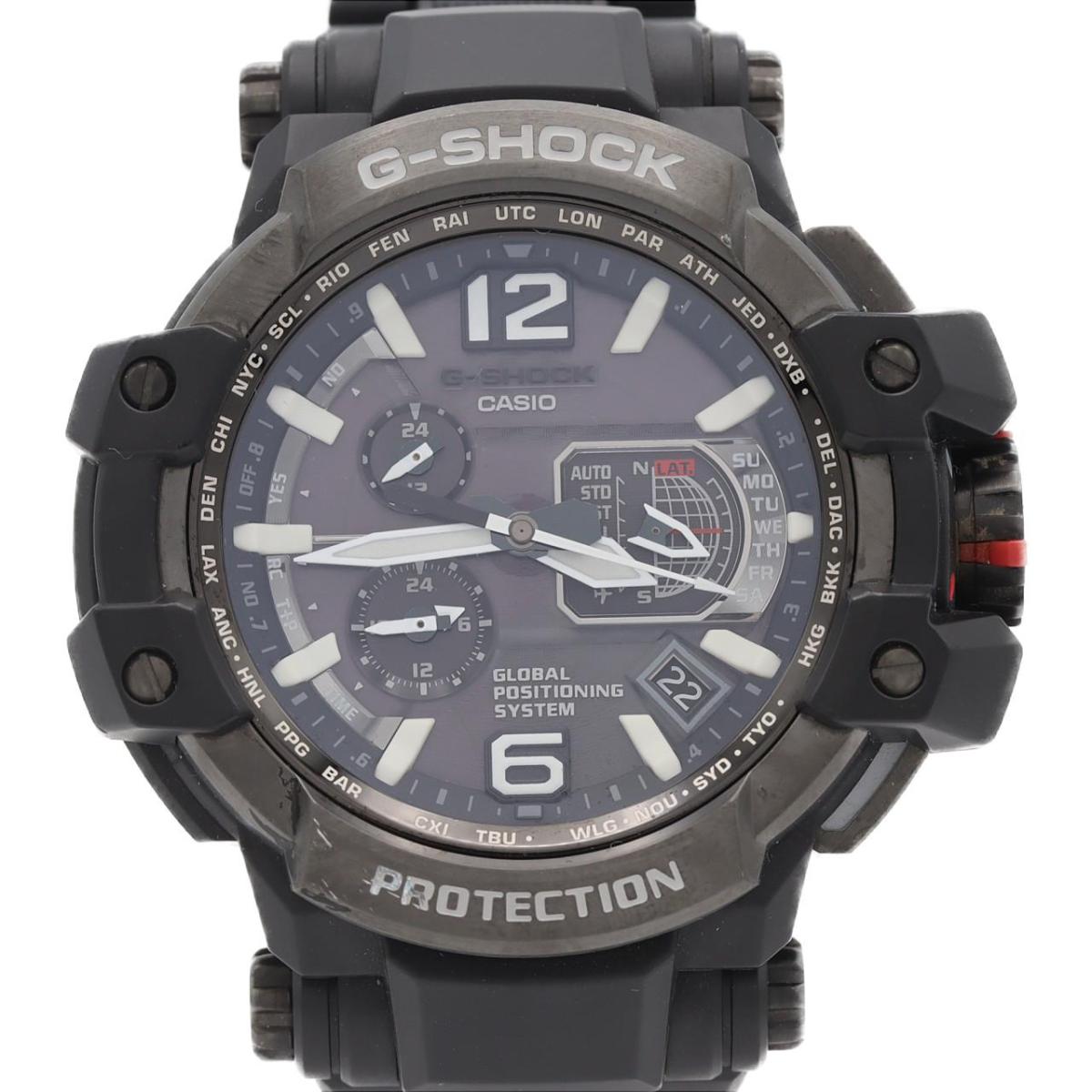カシオ G-SHOCK･天の原操縦席GPS GPW-1000FC-1AJF 余分の物 ソーラークォーツ【中古】