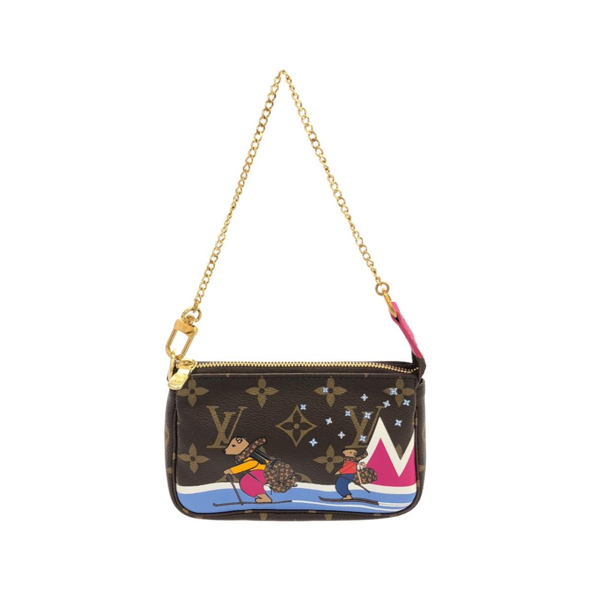 ルイヴィトン モノグラム(公休日) ミニ ポシェット アクセソワール M67769 佩び物車寄せ【中古】