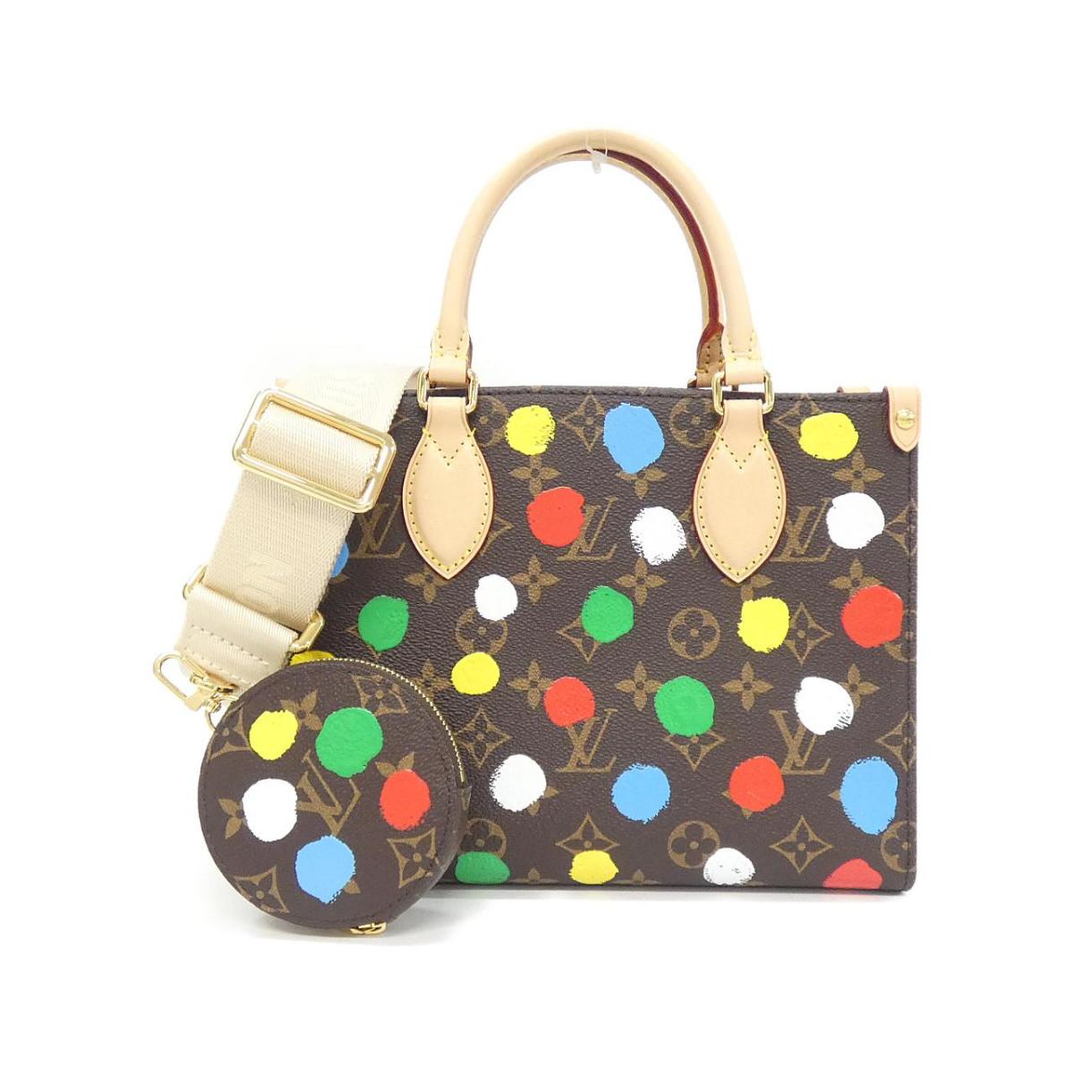ルイヴィトン モノグラム(LV X YK) オンザゴー PM M46380 御徒面子【中古】