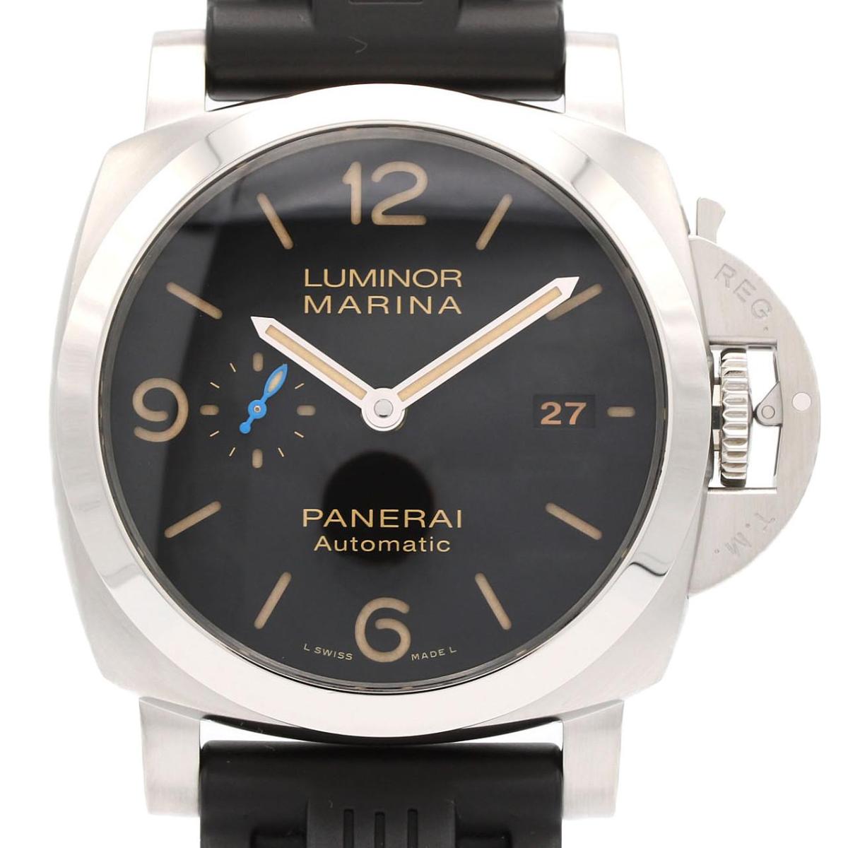 パネライ ルミノールマリーナ1950 3DAYSオートマティックアッチャイオ PAM01312 SS 自動小銃巻【中古】