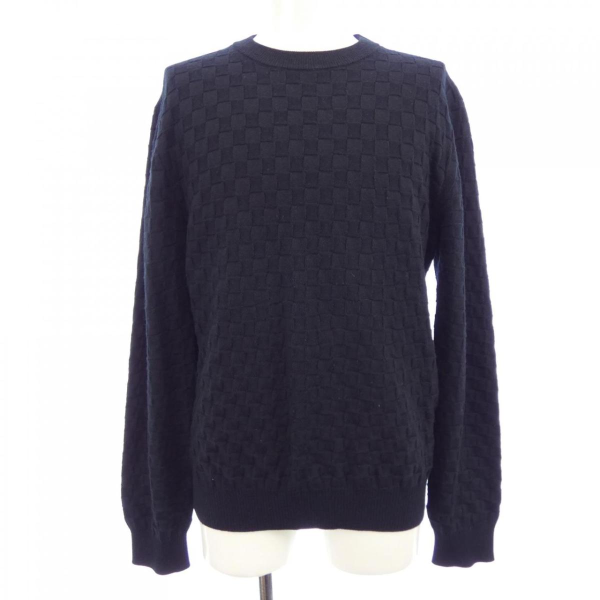 ルイヴィトン LOUIS VUITTON ダミエクルーネック HJN40WVOR 編み物【中古】