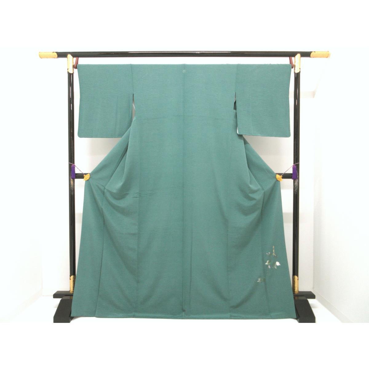 色無地 室華風 抱茗荷【中古】