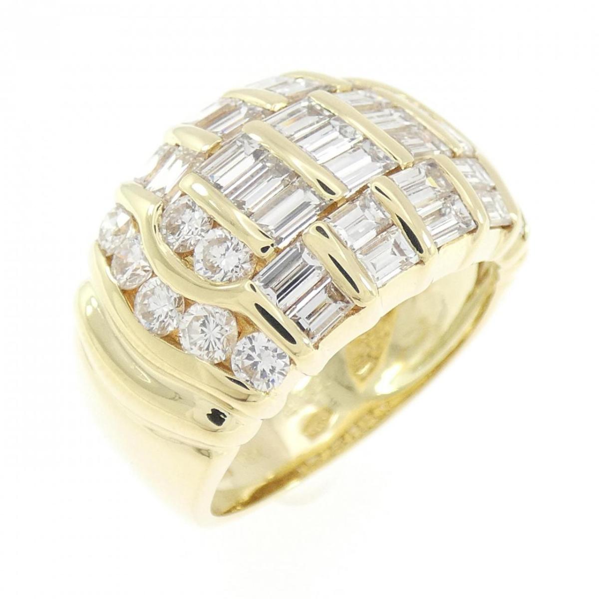 750YG ダイヤモンド リング 2.84CT【中古】|KOMEHYO ONLINESTORE 店