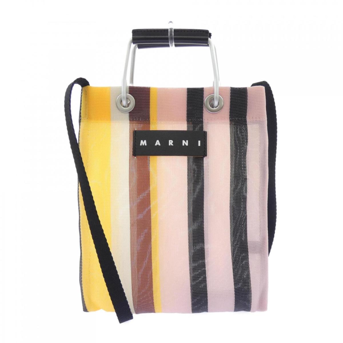 マルニ MARNI MARNI MARKET STRIPE MINI SHOULDER SHMH0106A0 BAG【中古】
