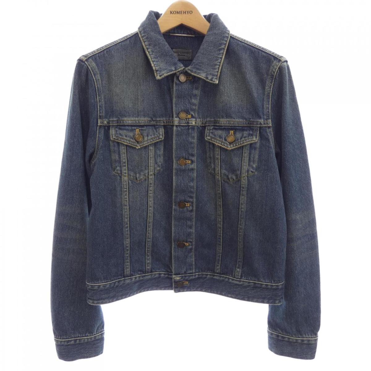 サンローラン SAINT LAURENT 597085 ジーンズ上衣【中古】