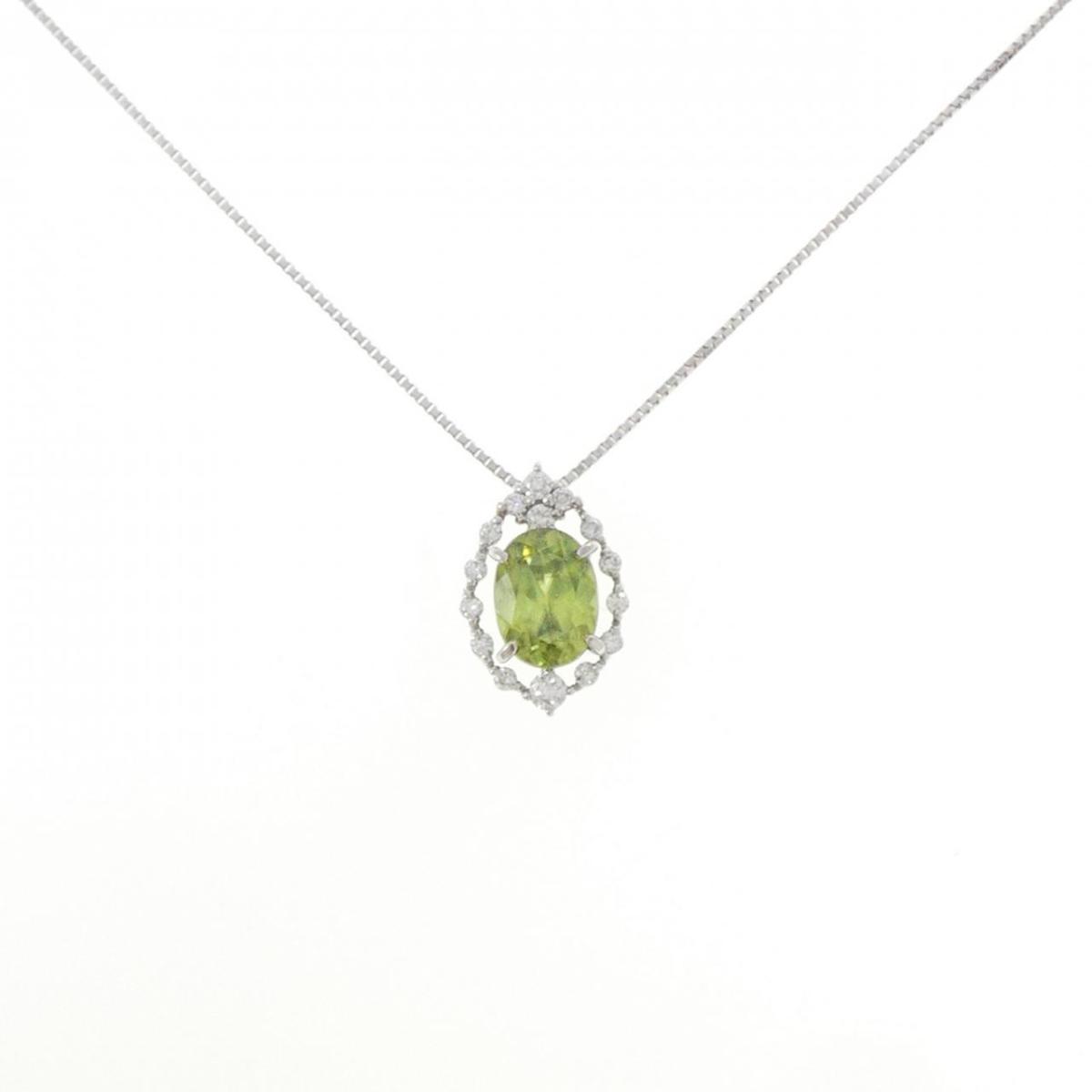 PT900/PT850 スフェーン ネックレス 1.67CT【中古】｜KOMEHYO ONLINESTORE 店