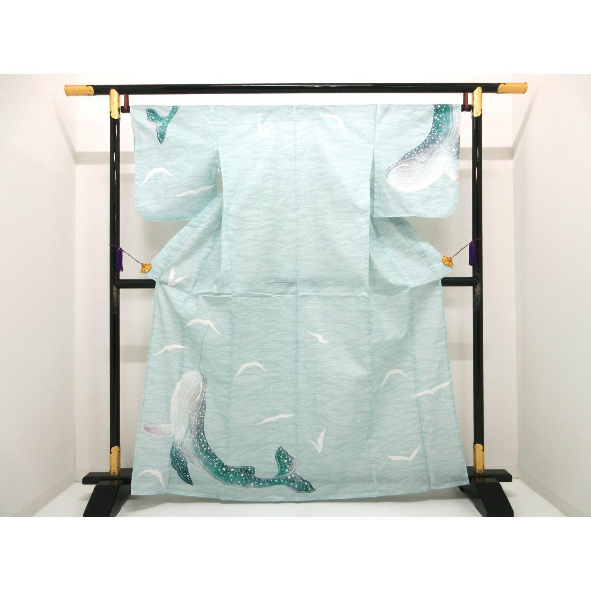【新品】女ゆかた くじら Ｍ大いさ【新品】