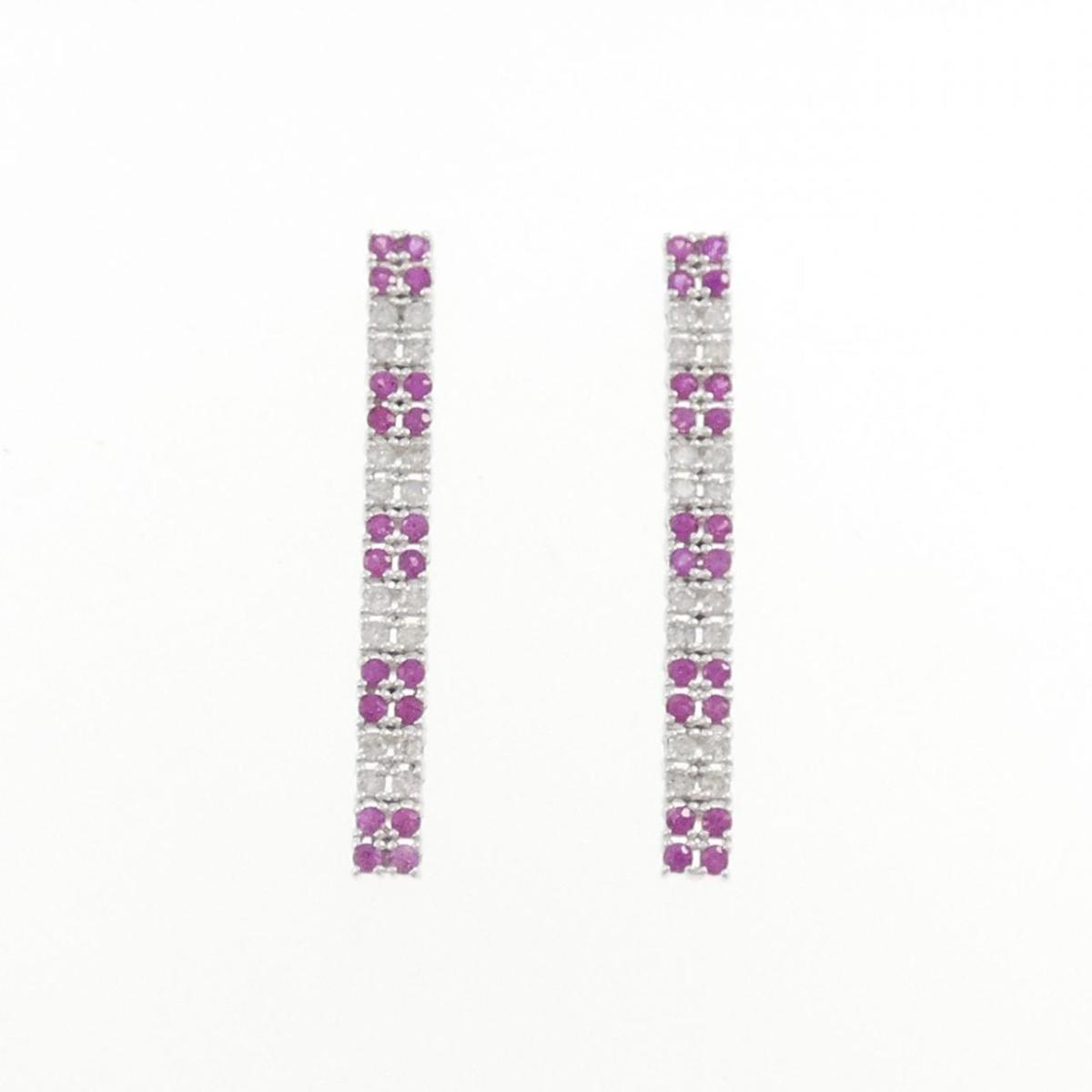 K10WG ルビー ピアス【中古】｜KOMEHYO ONLINESTORE 店