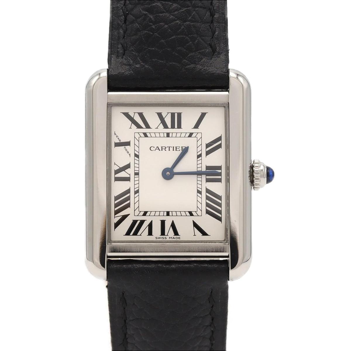 カルティエ 貯蔵タンクソロSM WSTA0030 SS 石英【中古】