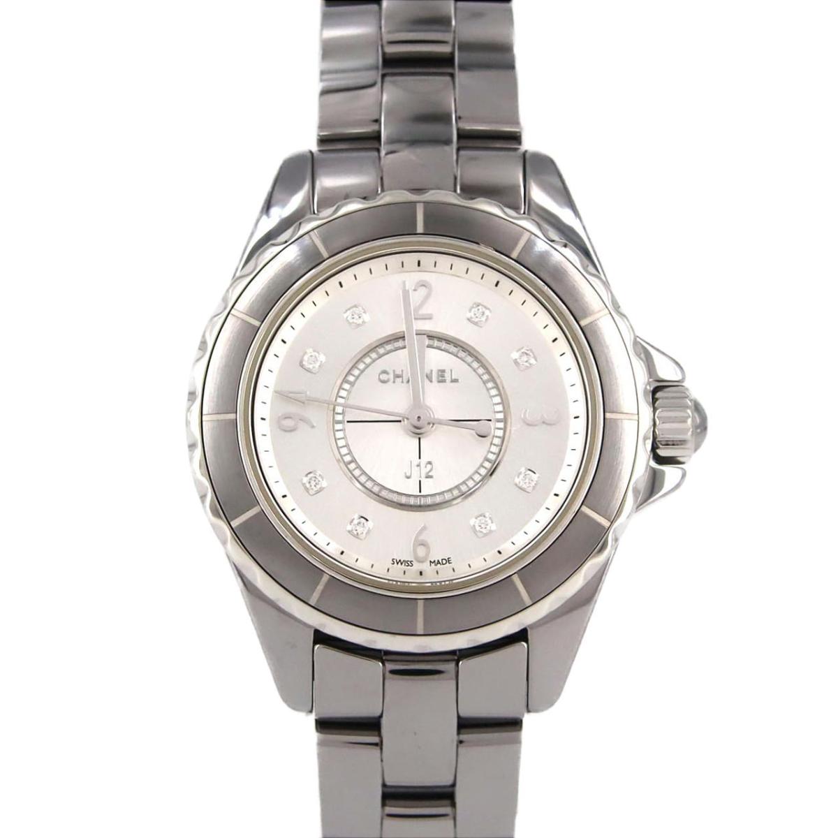 シャネル J12 クロマティック29粍･8P H3401 陶芸 石英【中古】