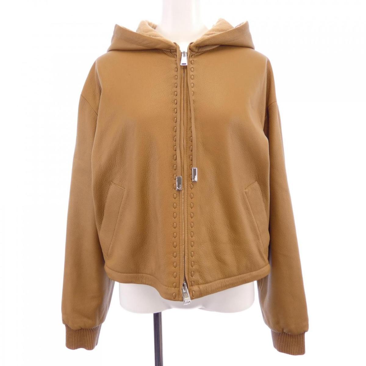 フェンディ FENDI FPJ844 ARTZ なめし革上衣【中古】